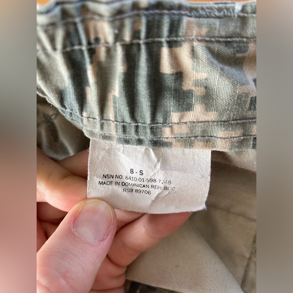 US Air Force Digital Camo Cargo Pants Womens Size 8 Tactical Combat Utility USAF - Picture 10 of 11